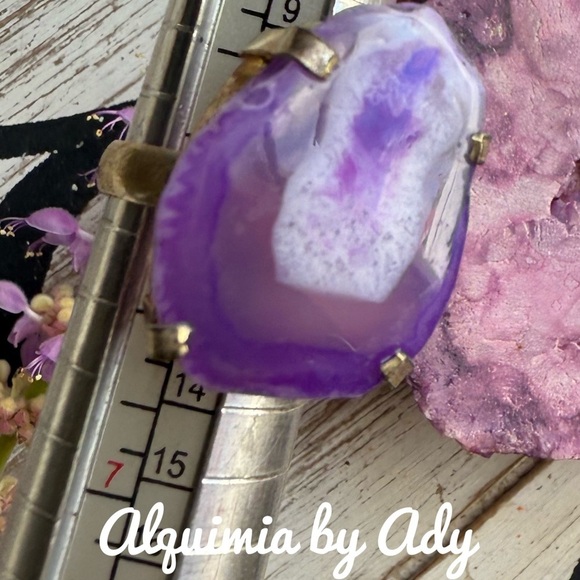 Alquimia Purple Stone Ring - Picture 2 of 2